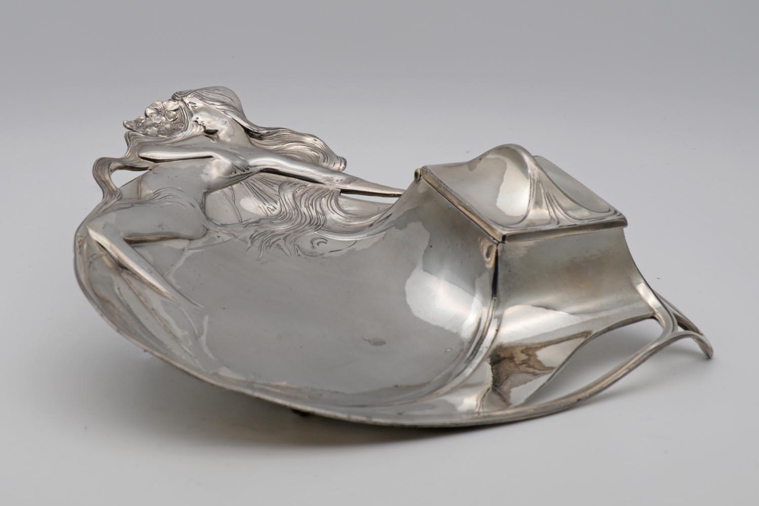 Art Nouveau Inkwell (1 of 4)