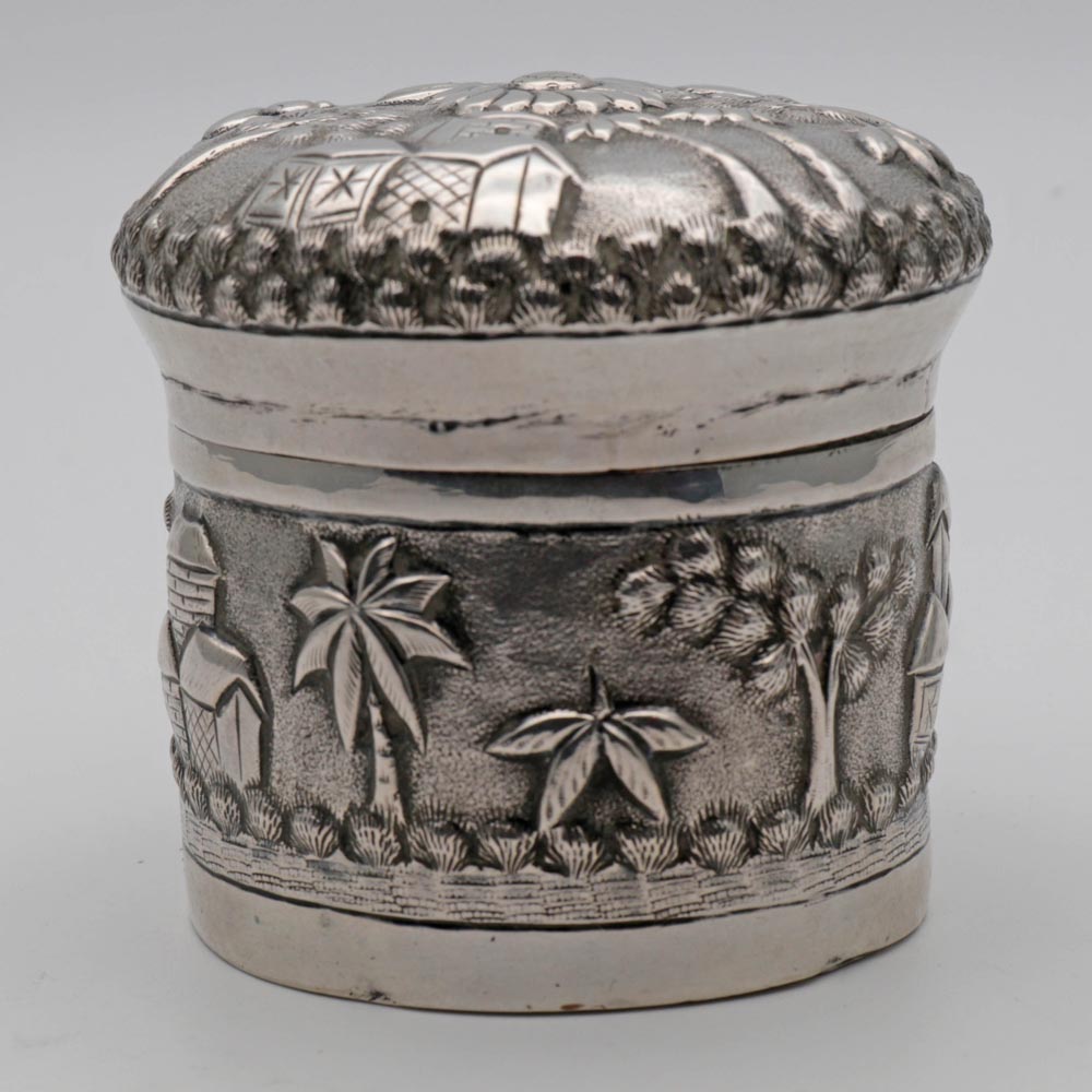 Antique Indian Silver Tea Caddy (1 of 4) Antique Indian Silver Tea Caddy (1 of 4)