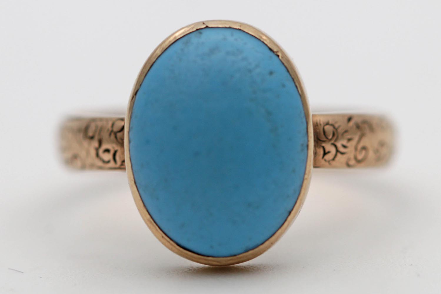 Antique 18ct Gold Turquoise Ring (1 of 3) Antique 18ct Gold Turquoise Ring (1 of 3)