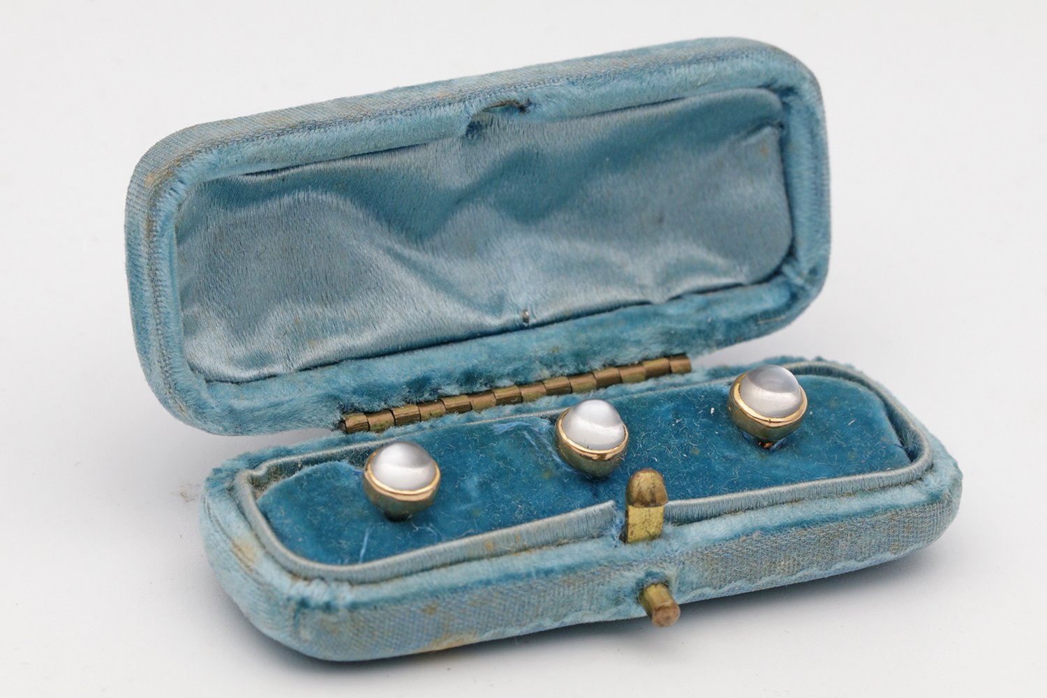 Early 20th Century Moonstone Dress Studs (1 of 2)