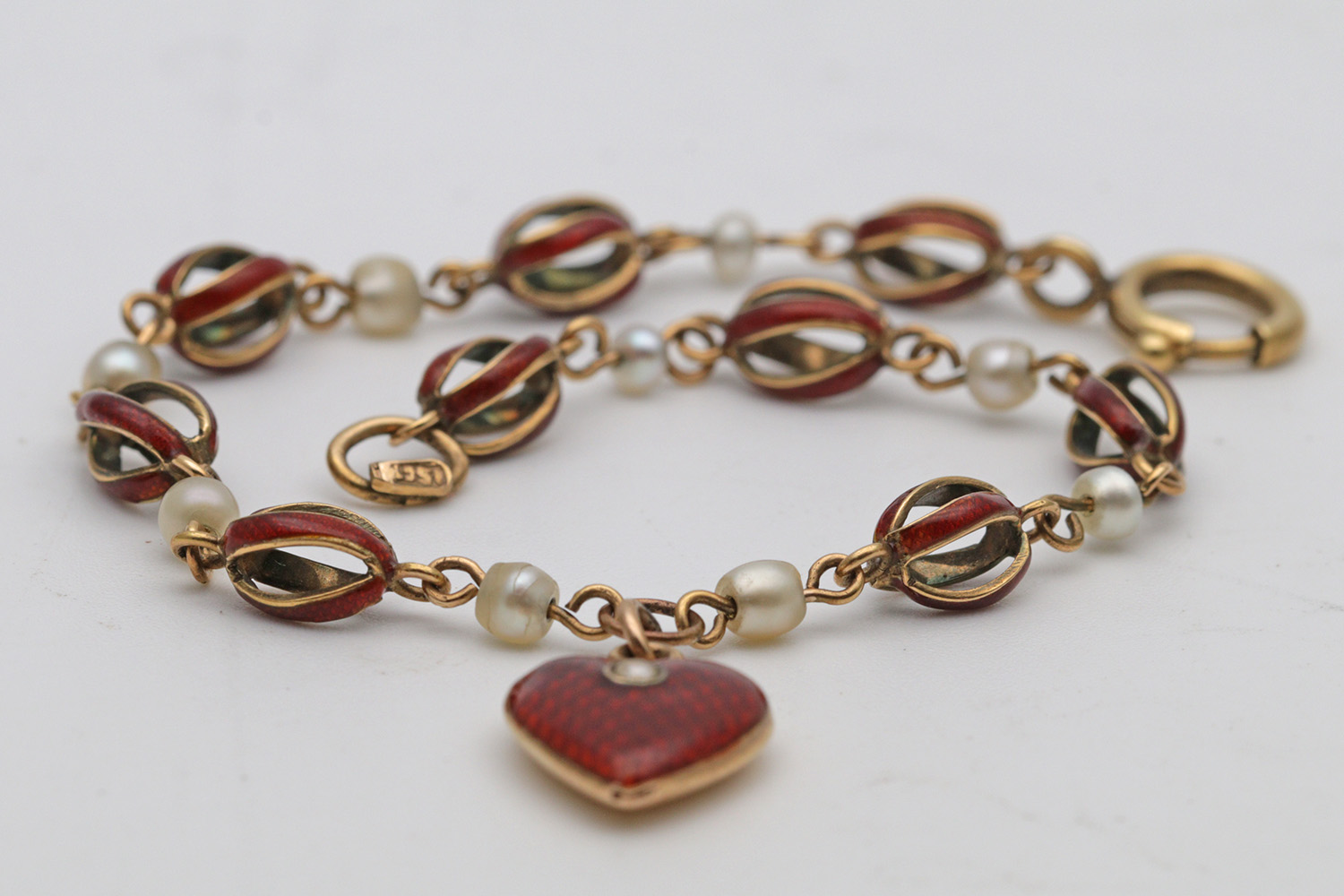 Edwardian 15ct Gold & Enamel Bracelet (1 of 2)