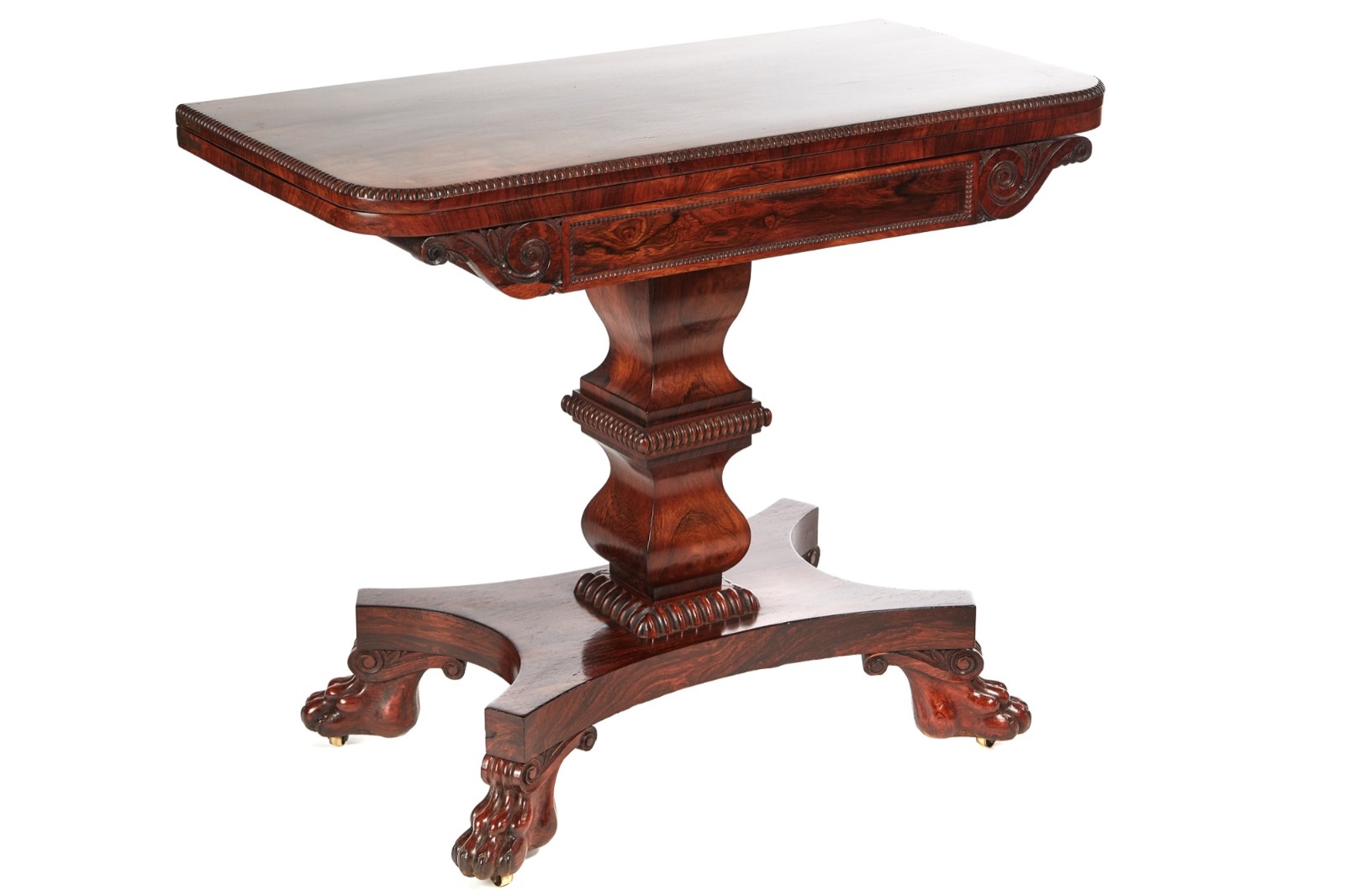 Fine William IV Rosewood Card Table (1 of 11) Fine William IV Rosewood Card Table (1 of 11)