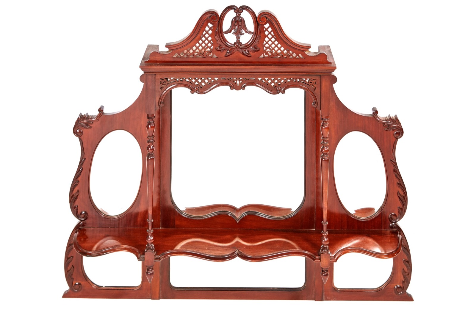Quality Victorian Carved Mahogany Overmantle Wall Mirror (1 of 9) Quality Victorian Carved Mahogany Overmantle Wall Mirror (1 of 9)