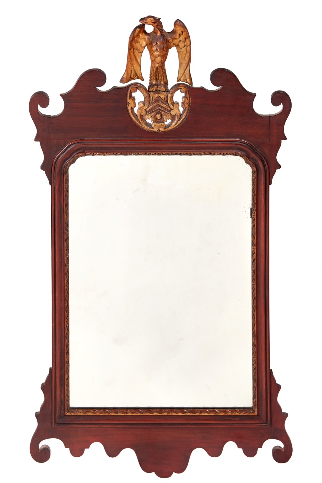 Large Antique Edwardian Mahogany Wall Mirror (1 of 8) Large Antique Edwardian Mahogany Wall Mirror (1 of 8)