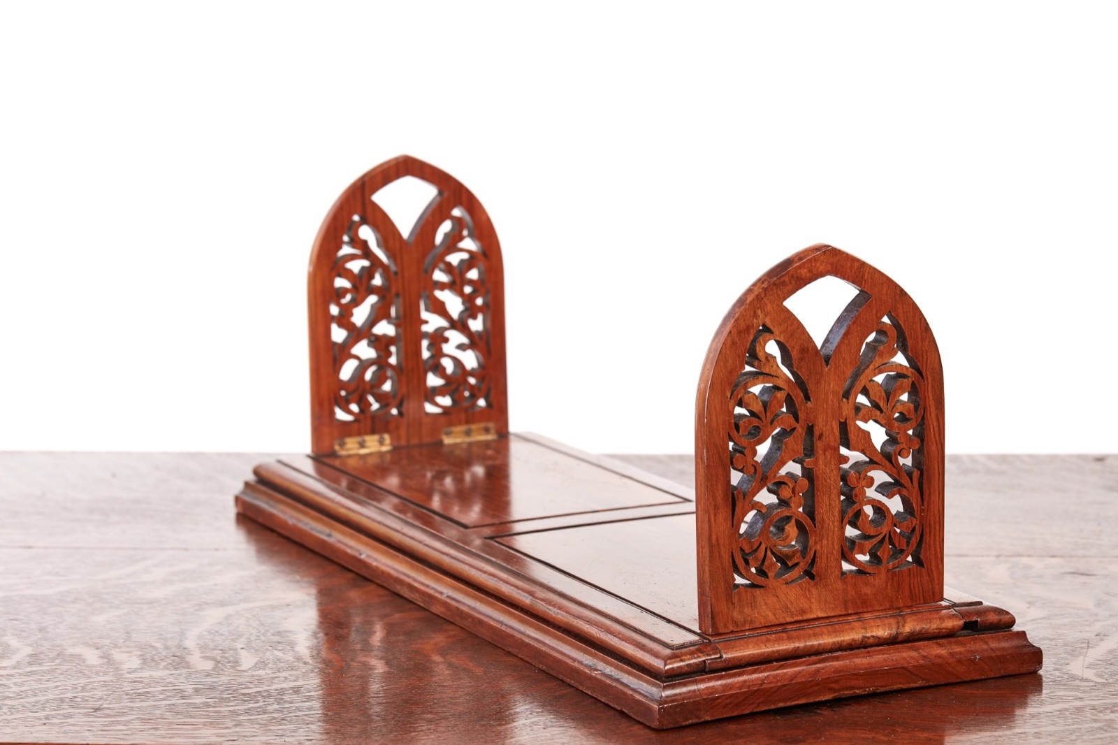 Outstanding Quality Large Solid Walnut Victorian Sliding Bookends (1 of 8) Outstanding Quality Large Solid Walnut Victorian Sliding Bookends (1 of 8)