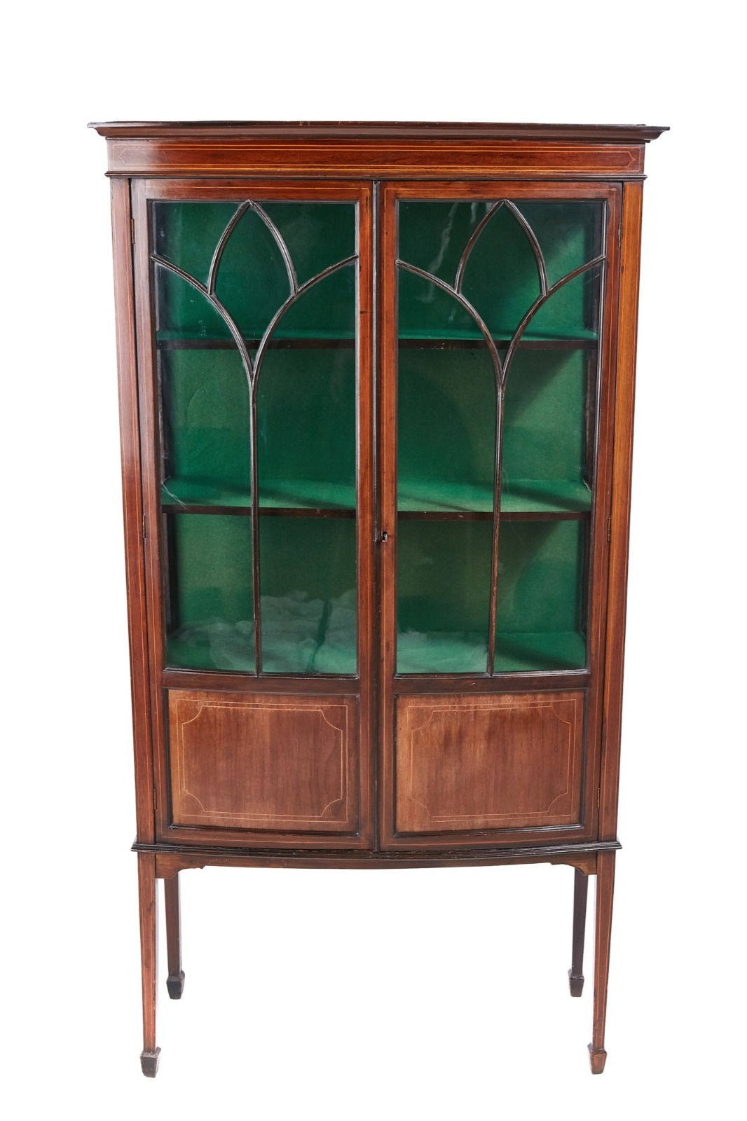 Mahogany Inlaid Display Cabinet c.1900 (1 of 7) Mahogany Inlaid Display Cabinet c.1900 (1 of 7)