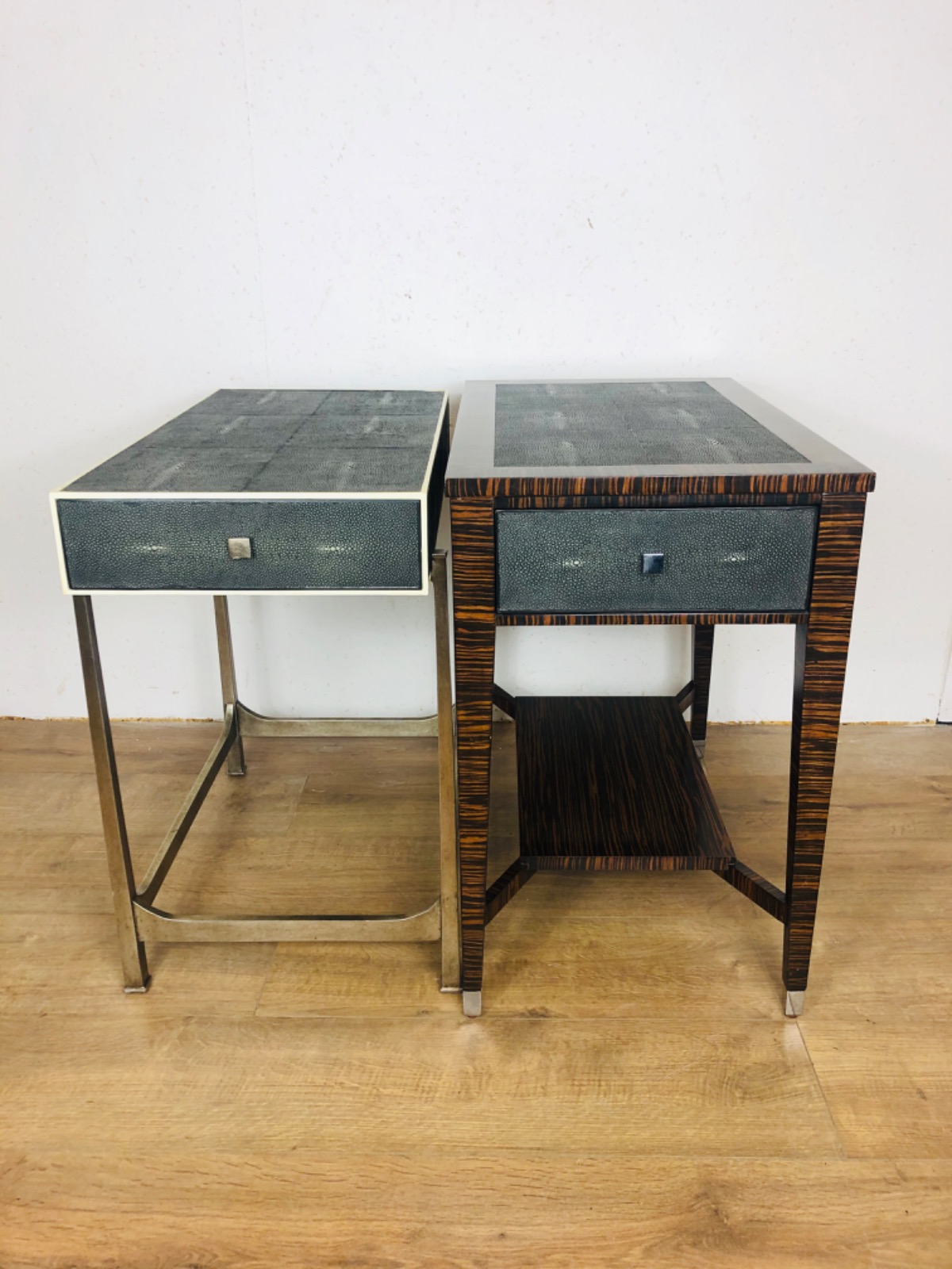 Shagreen Covered Side Tables (1 of 5) Shagreen Covered Side Tables (1 of 5)