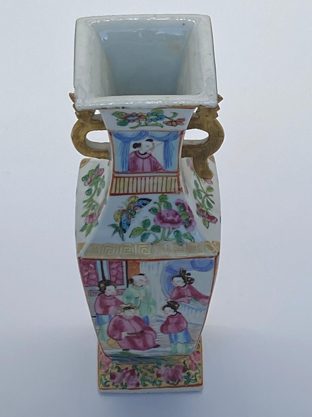 Antique Chinese Canton Vase (1 of 6)