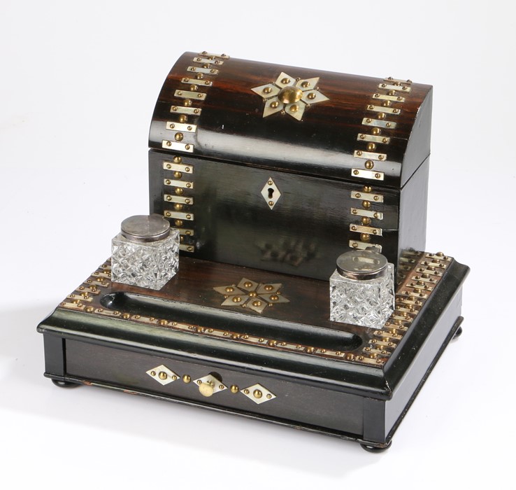 Impressive Antique Coromandel Desk Stand (1 of 7)