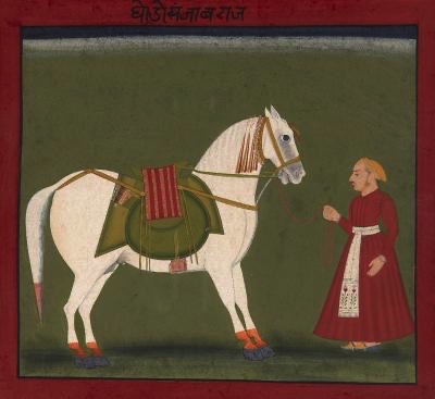 Equestrian Portraits, Mewar, 19th Century (1 of 1) Equestrian Portraits, Mewar, 19th Century (1 of 1)