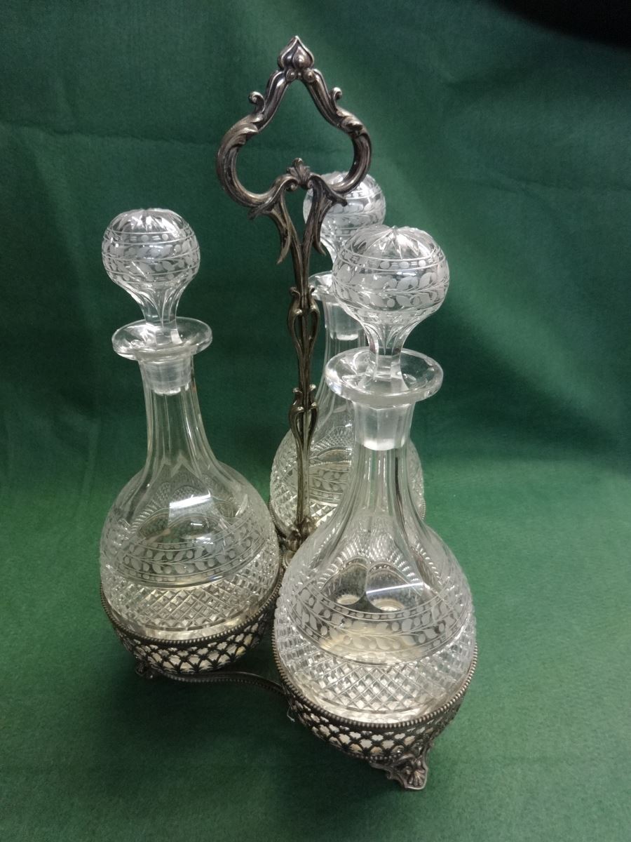 Elkington 3 Bottle Decanter on LoveAntiques.com