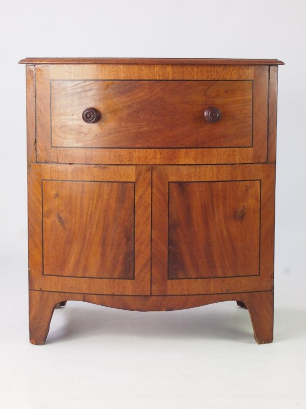 Antique-Georgian-Night-Stand/Side-Cabinet-c.1810