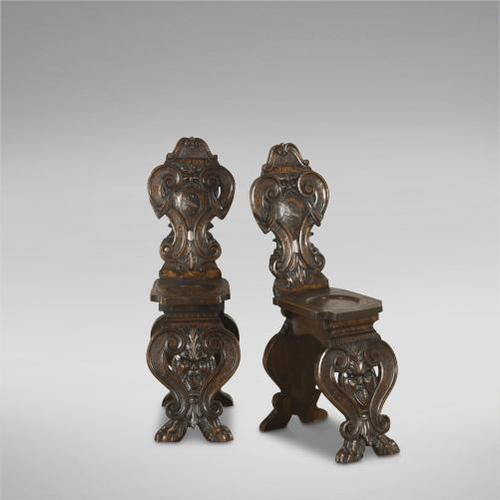 Pair of Italian Hall Chairs (1 of 3) Pair of Italian Hall Chairs (1 of 3)