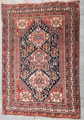 Antique Qasgai Tribal Rug 172x115cm (1 of 5)