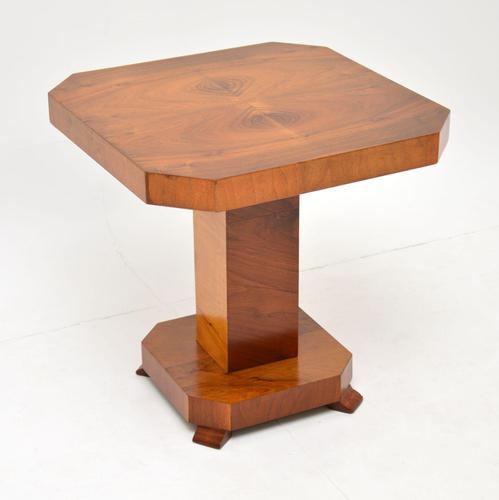 1920’s Original Art Deco Walnut Coffee Table (1 of 6)