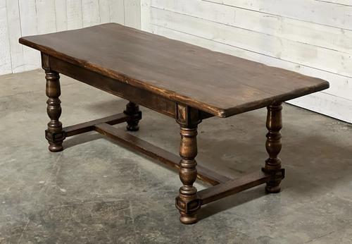 Large French Solid Oak Farmhouse Refectory Dining Table (1 of 25)