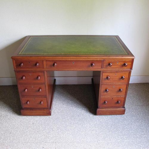 Mahogany Pedestal Desk (1 of 7)