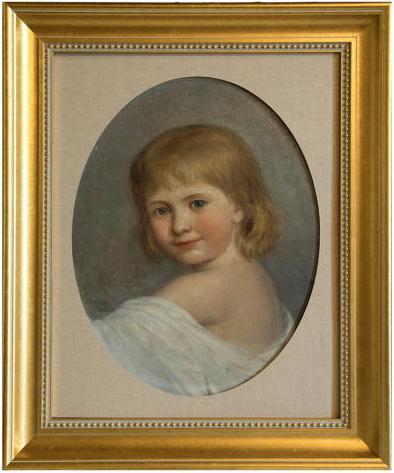 Emma Irlam Briggs- Oil on Canvas - Portrait of a Girl 1896 (1 of 3)