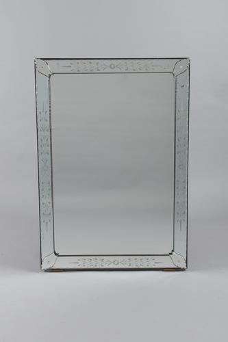 Large Italian Venetian Overmantle Mirror (1 of 6)