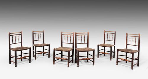 Set of Six George III Period Spindleback Chairs (1 of 6)