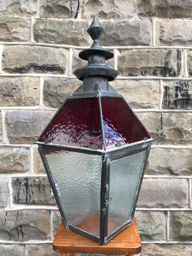 Antique Glazed Copper Lantern (1 of 8)