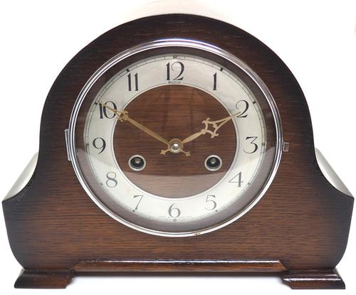 Good Hat Shaped Mantel Clock – Striking 8-day Arched Top Mantle Clock (1 of 10) Good Hat Shaped Mantel Clock – Striking 8-day Arched Top Mantle Clock (1 of 10)