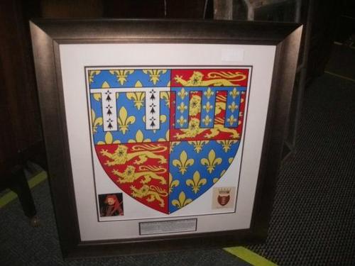 Framed Historic Coat of Arms - Royal Baron - 020-483 (1 of 2) Framed Historic Coat of Arms - Royal Baron - 020-483 (1 of 2)