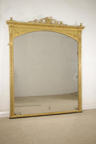 Victorian Gilt Adam Style Overmantle Mirror (1 of 10) Victorian Gilt Adam Style Overmantle Mirror (1 of 10)
