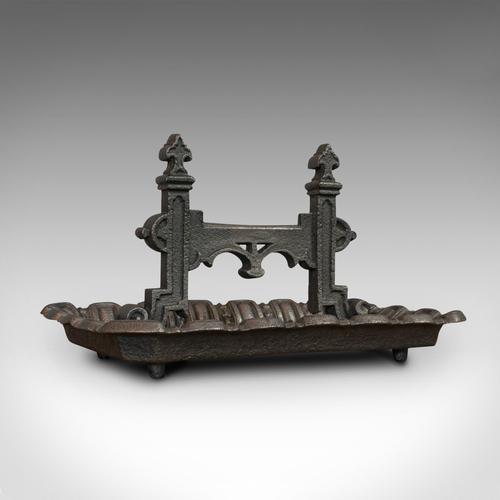 Large Antique Boot Scraper, English, Wrought Iron, Aesthetic Period c.1880 (1 of 12)