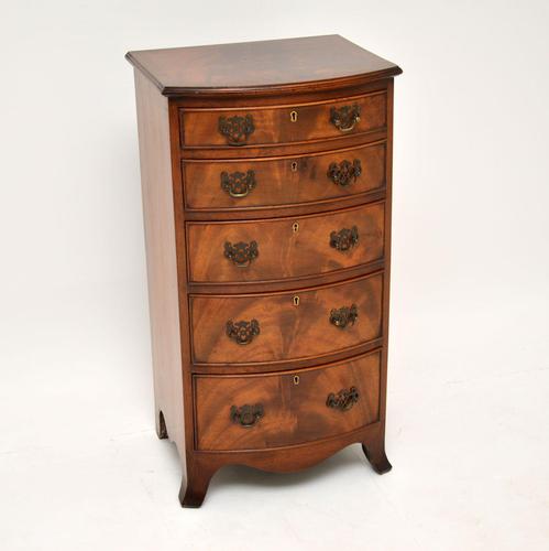 Antique Mahogany  Bow Front Chest of Drawers (1 of 11)