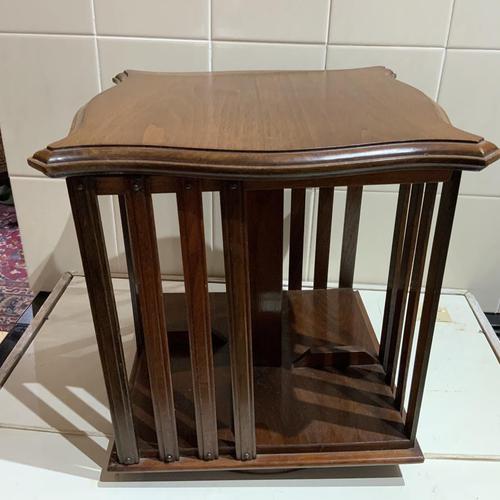 Bookcase Desk Top Revolving Walnut (1 of 1) Bookcase Desk Top Revolving Walnut (1 of 1)
