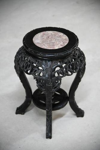 Chinese Ebonised Plant Stand (1 of 12) Chinese Ebonised Plant Stand (1 of 12)