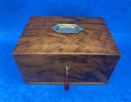 Walnut Jewellery Box c.1900 (1 of 14)