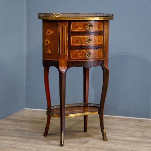 Inlaid French 3 Drawer Chest c.1900 (1 of 8) Inlaid French 3 Drawer Chest c.1900 (1 of 8)