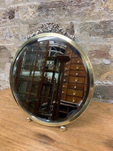 Round Brass Mirror (1 of 5)