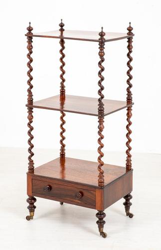 Pretty Victorian Rosewood Whatnot (1 of 7)