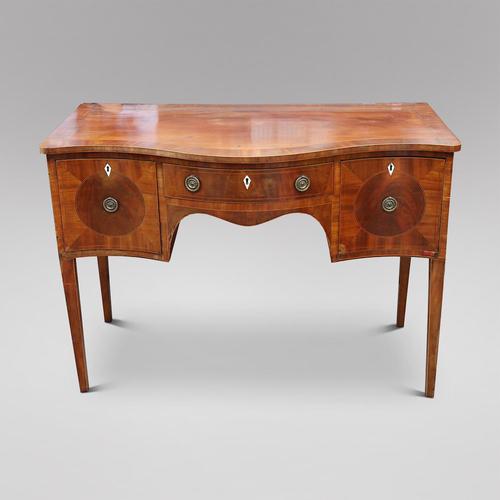 A Regency mahogany serpentine fronted sideboard (1 of 12)