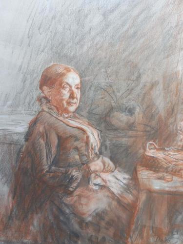 Victorian pastel portrait of grand mam artist Dodd (Free shipping to Mainland England) (1 of 10) Victorian pastel portrait of grand mam artist Dodd (Free shipping to Mainland England) (1 of 10)