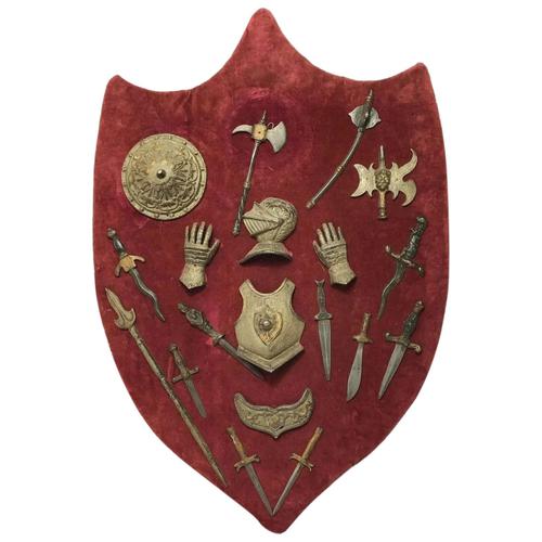 Decorative Serpentine Battle Shield Wall Plaque (1 of 32) Decorative Serpentine Battle Shield Wall Plaque (1 of 32)