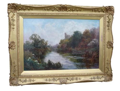 'Arundel, West Sussex' Oil Painting by John Horace Hooper (1 of 1) 'Arundel, West Sussex' Oil Painting by John Horace Hooper (1 of 1)