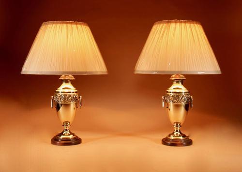 Pair of Very Decorative Edwardian English Brass Table Lamps (1 of 4) Pair of Very Decorative Edwardian English Brass Table Lamps (1 of 4)