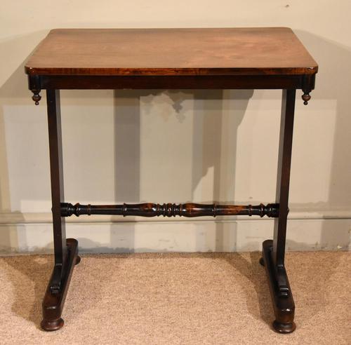 Small Regency Rosewood Occasional Side Table (1 of 7)