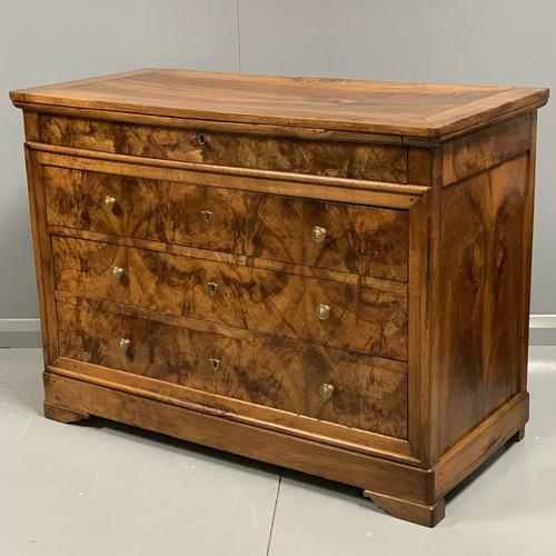 Early 19th Century Burr Elm Commode (1 of 7)