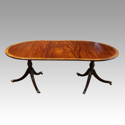 Regency Style Mahogany Dining Table (1 of 10)