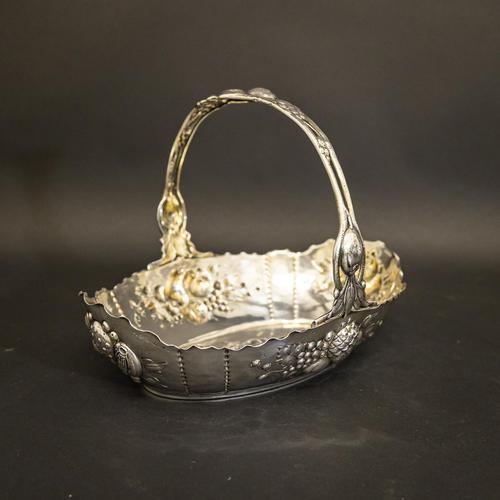 Edwardian Silver German Fruit Basket (1 of 10) Edwardian Silver German Fruit Basket (1 of 10)
