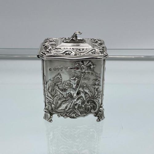Antique Victorian Sterling Silver Tea Caddy London 1894 George Fox (1 of 12) Antique Victorian Sterling Silver Tea Caddy London 1894 George Fox (1 of 12)