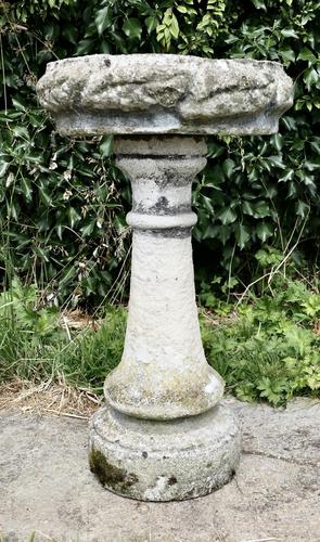 Lovely Weathered Bird Bath (1 of 6)