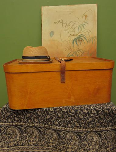 Antique Bentwood Plywood Storage Box by Luterma (1 of 16)