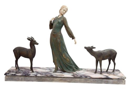 Art Deco Spelter Figure (1 of 7) Art Deco Spelter Figure (1 of 7)