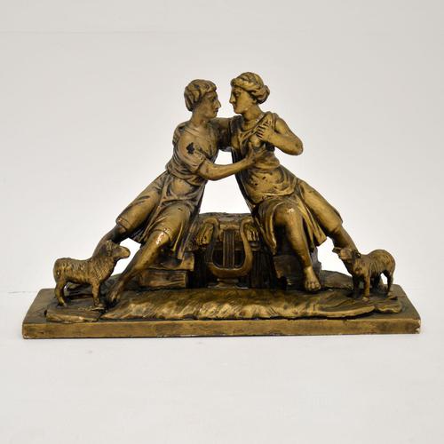 Antique Carved Wood Classical Sculpture (1 of 12) Antique Carved Wood Classical Sculpture (1 of 12)